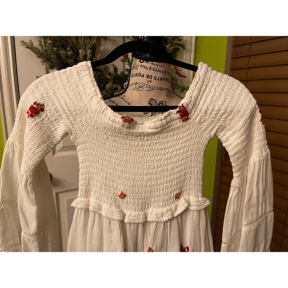 FrePeople's Counting Daisy Dress, white, sx - Picture 5 of 5